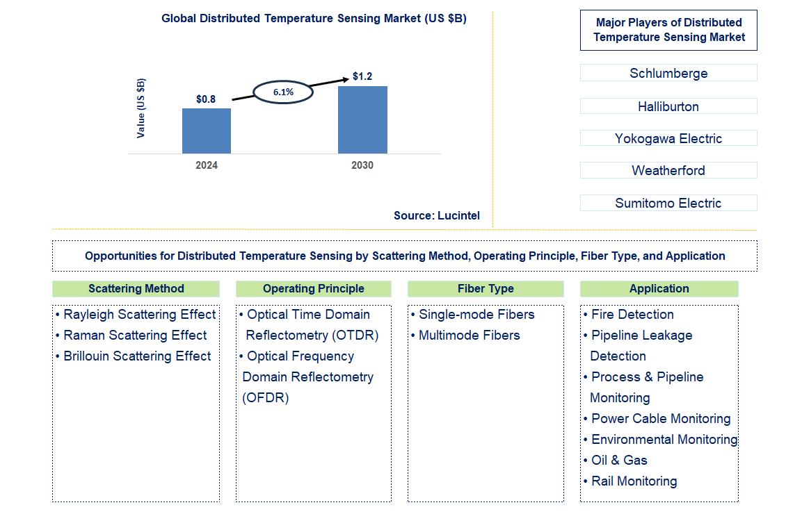 Distributed Temperature Sensing Trends and Forecast